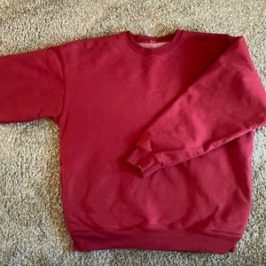Brandy Melville oversized maroon crew neck !! ❣️